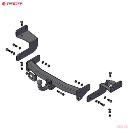 Фаркоп Трейлер для Mitsubishi Pajero Sport (2008-2016) № 7150