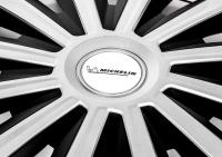 Колпаки колесные MICHELIN 16", "Космо", серебристо-черные, 4 шт. № 300272