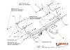 Фаркоп Imiola для Lada (ВАЗ) Largus (2012-2024) № G.003