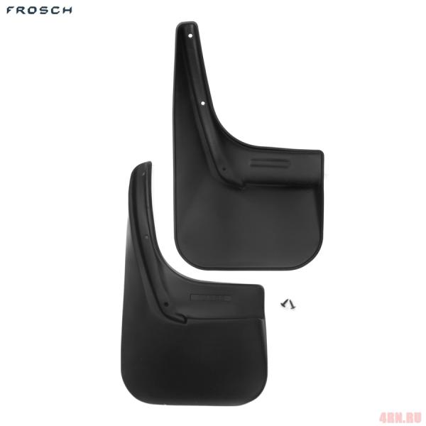 Брызговики задние для Renault Logan (2004-2014) (установка c подкрылком) № FROSCH.41.25.E10