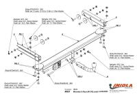 Фаркоп Imiola для Mercedes E-Class (S210) универсал (1996-2002) № M.023
