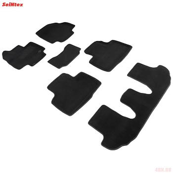 Коврики салона 3D текстильные для Toyota Highlander (2019-2025) № 96536