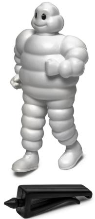 Ароматизатор воздуха MICHELIN 3D Бибендум, крепление на дефлектор "океанская свежесть" № 32040