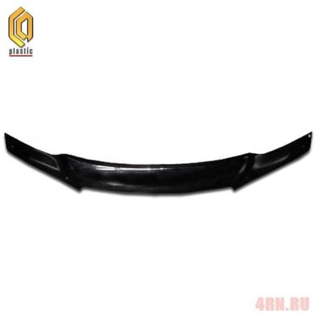 Дефлектор капота CA Plastic Classic черный для Hyundai Grandeur (2009-2011) № 2010010103644