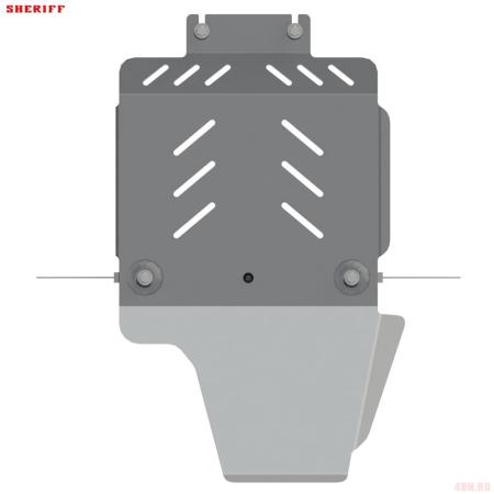 Защита КПП и раздаточной коробки для Land Rover Discovery 3 (2004-2009) № 04.1320