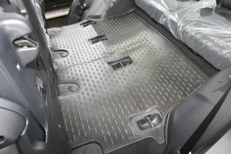 Коврики салона Element для Toyota Land Cruiser 200 (2012-2015) 3 ряда серые № NLC.48.53.211k