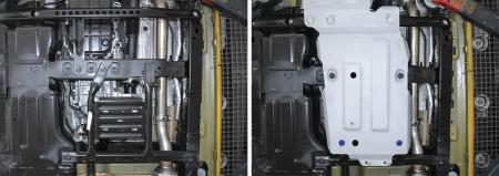 Защита КПП и раздаточной коробки для Jeep Wrangler 4WD (2017-2025) № 333.2745.1