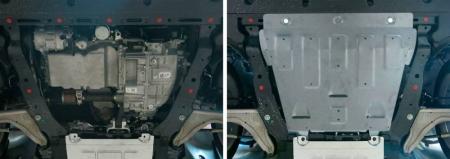 Защита двигателя и КПП для Ford Mondeo (2015-2022) № 333.1849.1