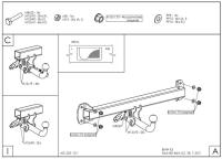 Фаркоп Galia для BMW X3 (E83) (2004-2010) № B014A