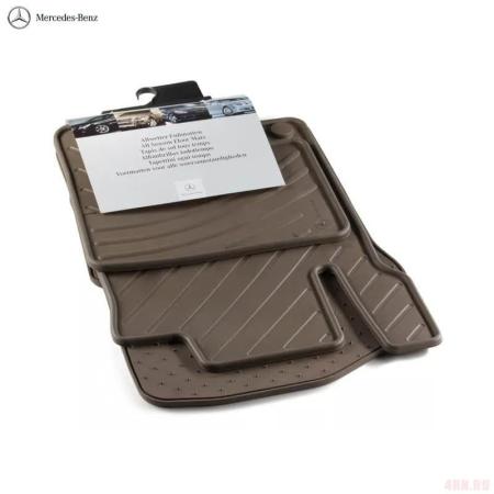 Коврики салона оригинальные для Mercedes GL-Class (X164) (2006-2012) темно-бежевые № B66680261
