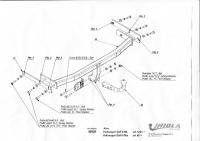 Фаркоп Imiola для Volkswagen Golf Plus (2005-2009) № W.028