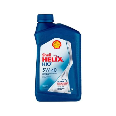 Масло моторное Shell Helix HX7 SN+ 5W40 полусинтетическое 1л 550051496