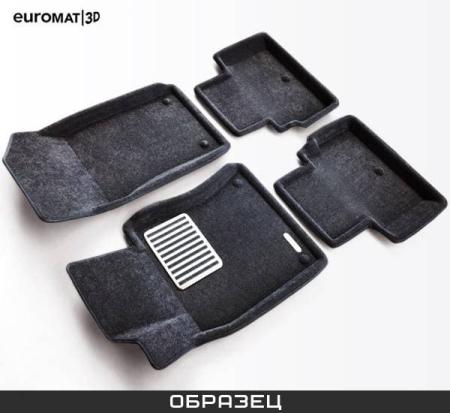 Коврики салона Euromat3D 3D Lux текстильные (Euro-standart) для Mitsubishi Pajero Sport (1998-2007) № EM3D-003611