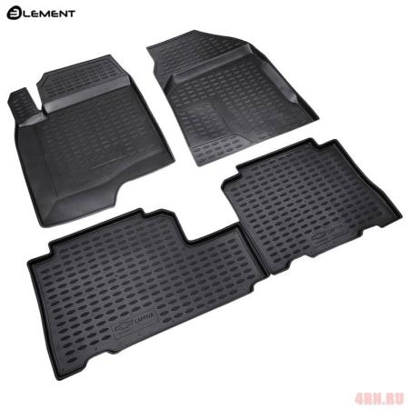 Коврики салона Element для Chevrolet Captiva (2006-2012) № NLC.08.07.210k