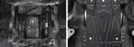 Защита КПП для Mitsubishi Pajero Sport (2016-2025) № 222.4047.2