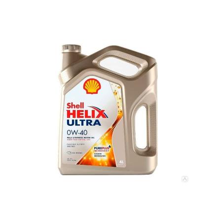 Масло моторное Shell Helix Ultra SN+ A3B4 0W40 синтетическое 4л 550051578