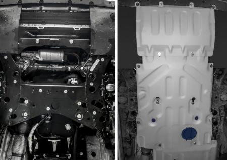 Защита двигателя для BMW X4 (2018-2025) 2 части № 333.0531.1