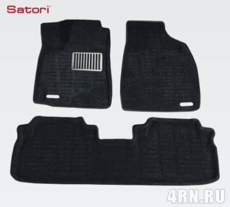 Коврики салона Satori Liner 3D Basic текстильные для Toyota Highlander (2007-2010) № SI 05-00160