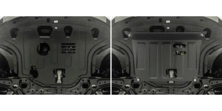 Защита картера и КПП для Kia Soul (2019-2025) № AM.2850.1