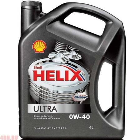 Масло SHELL Helix Ultra 0W40 моторное синтетическое 4л