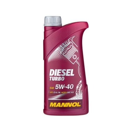 Масло моторное Mannol Diesel Turbo 5W40 синтетическое 1л 1010