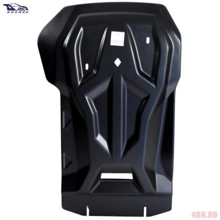 Защита двигателя КПП для BMW X6 (2011-2014) 2 части № 34.01k