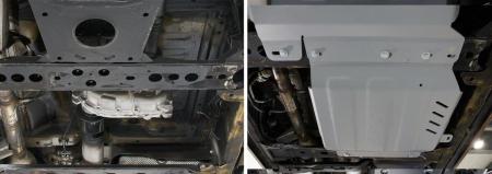 Защита раздаточной коробки для Nissan Navara (2004-2015) № 2333.4167.1.6