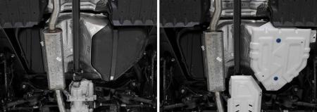 Защита топливного бака для Hyundai Tucson (2015-2020) № 333.2381.1