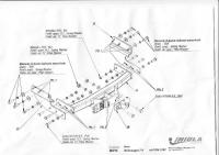 Фаркоп Imiola усиленный для Volkswagen T4 (1996-2002) № W.016