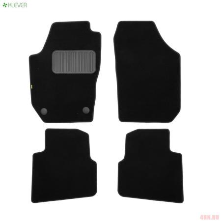 Коврики салона Klever текстильные Standart для Skoda Roomster универсал (2006-2015) № KLEVER02450701210kh