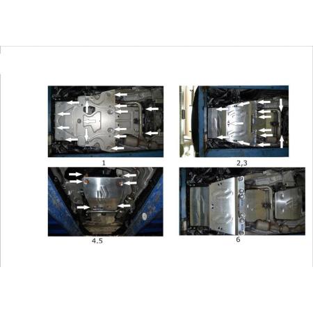 Защита раздаточной коробки для Land Rover Range Rover (2012-2017) № 333.3118.1