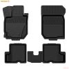 Коврики салона Rezkon резиновые для Renault Duster 4x4 (2015-2020) № 1029005300