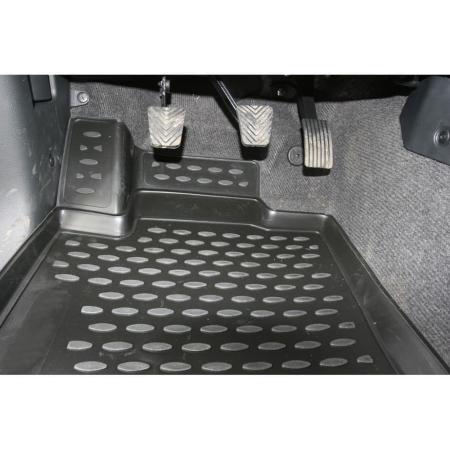 Коврики салона Element 3D для Mitsubishi L200 (2015-2023) бюджетная комплектация № CARMIT00003