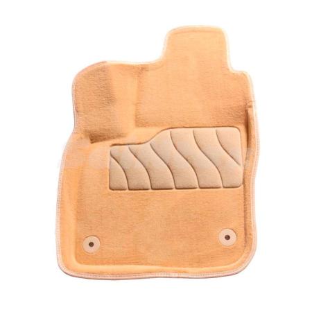 Коврики салона 3D текстильные для Ford Focus 3 МКПП (2011-2015) серые № 86842