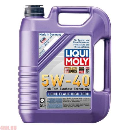 Масло мотор синт.LiquiMoly 5W40 Leichtlauf High Tech (5L) API SNCF,ACEA A3-04,B4-04,C3-04МВ229.51