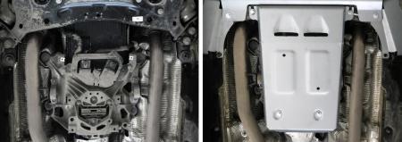 Защита КПП и раздаточной коробки для Audi A8 (2017-2025) № 333.0347.1