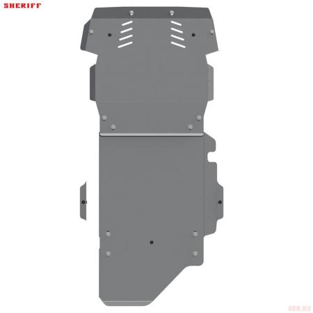 Защита картера и КПП для Mitsubishi Pajero Pinin (1998-2007 № 14.0728