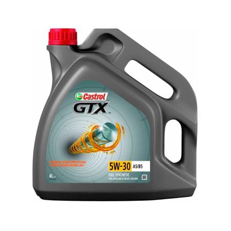 Масло моторное Castrol GTX A5/B5 5W30 синтетическое 4л артикул 15BE03