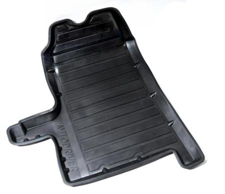 Коврики салона Avtodriver передние резиновые с бортиком для Ford Transit (2006-2013) 2 шт. № ADRAVG138