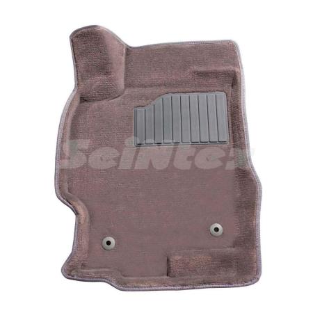 Коврики салона 3D текстильные для Mazda 6 (2008-2012) серые № 71726