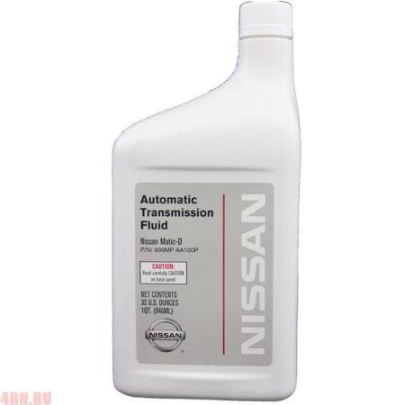 Масло трансмиссионное NISSAN MATIC FLUID D NISSAN MATIC FLUID 1L D для АКПП артикул 999MPAA100P