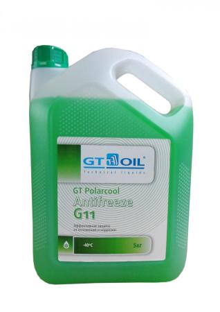 Антифриз G11 GT Polarcool готовый 5л (зеленый) артикул 1950032214014