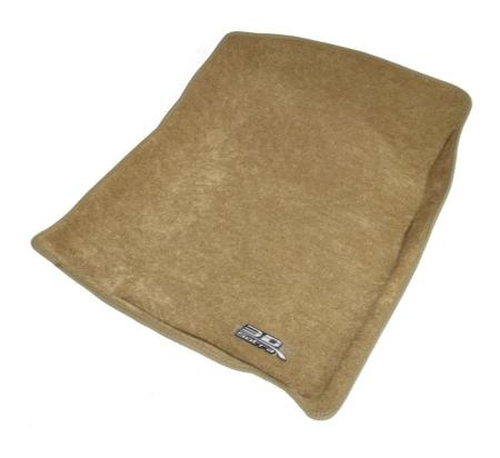 Коврики салона Sotra Liner 3D Lux бежевые для Toyota Land Cruiser Prado 150 (2012-2025) 3 ряда № ST 74-00567