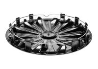 Колпаки колесные MICHELIN 16", "Космо", серебристо-черные, 4 шт. № 300272