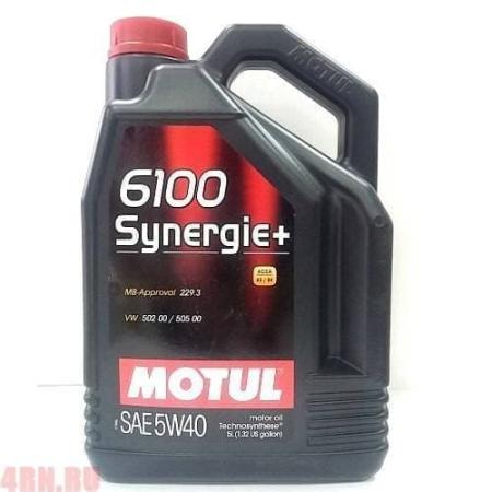 Масло Motul 6100 Synergie+ 5W40 моторное 4 л