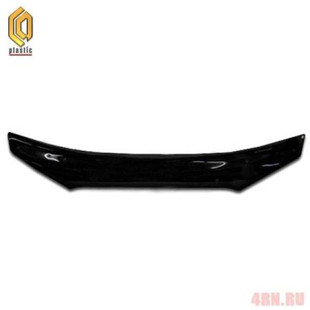 Дефлектор капота CA Plastic Classic черный для Hyundai Accent (1999-2008) № 2010010102821