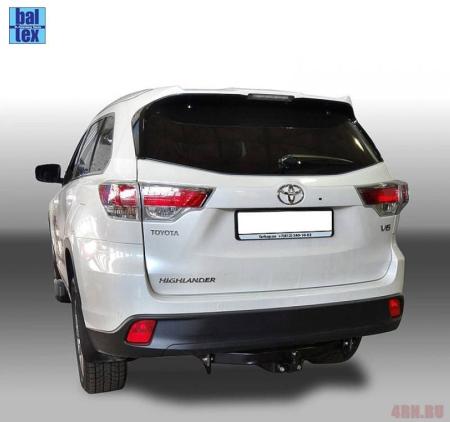 Фаркоп Baltex усиленный (с декр. накладкой) для Toyota Highlander (2014-2019) № 24.2554.08