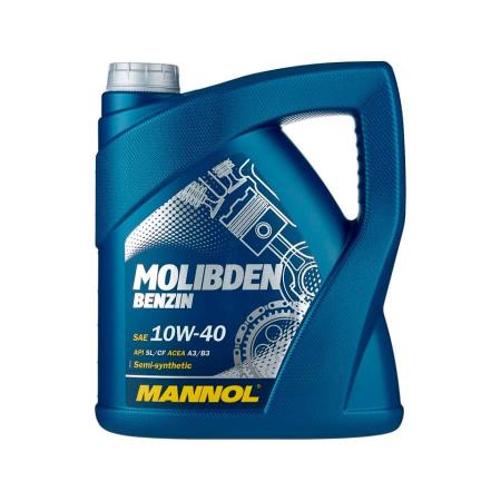 Масло моторное Mannol Molibden Benzin 10W40 полусинтетическое 4л 1121