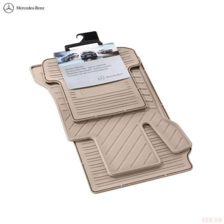 Коврики салона оригинальные для Mercedes Е-Class (C207) (2009-2016) бежевые № A20768056018S85