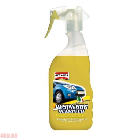 Средство для удаления следов насекомых и смолы 500 мл AREXONS Resin&Bug remover. (триггер спрей). 500 мл. № 7112/7312